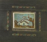 Псковские храмы (2017, х.см.т., 42x47, арт. 04.18) - 6 800 ₽