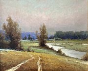 Клязьма весной (2026, х.м., 25x30, арт. 91к36) - 25 000 ₽