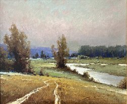 Клязьма весной (2026, х.м., 25x30, арт. 91к36) - 25 000 ₽