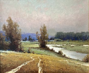 Клязьма весной (2026, х.м., 25x30, арт. 91к36) - 25 000 ₽
