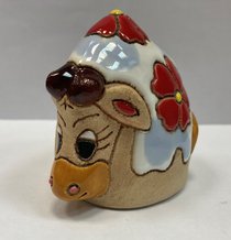Бычок малый, 6х7х5 (год не указан, керамика, 6x7, арт. 12п05) - 750 ₽