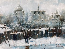 Углич. Зима (2026, х.м., 30x40, арт. 41к122) - 26 500 ₽