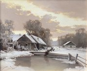 Мартовский вечер (2017, х.м., 25x30, арт. 91к37) - 25 000 ₽