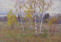 Подмосковная осень (2016, х.м., 30x50, арт. 35.73) - 13 600 ₽