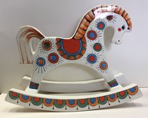 лошадка-качалка большая из детской коллекции "Лубок" (2021, майолика, 16x22, арт. 79пТ13013) - 2 350 ₽