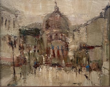 Утро города (2015, х.к.м., 20x25, арт. 74К.17) - 10 200 ₽
