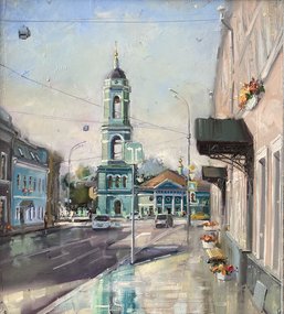 На солнечной стороне (год не указан, орг.м., 40x36, арт. 88к54) - 15 500 ₽