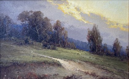 Загорские дали. Осень (2026, х.м., 25x40, арт. 91к39) - 28 000 ₽